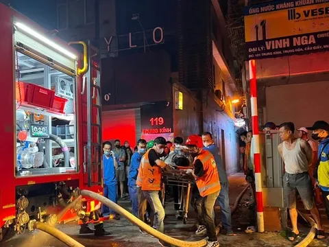 Tình hình sức khỏe của các nạn nhân trong vụ cháy ở phố Trung Kính