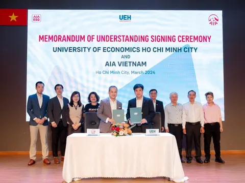 AIA Việt Nam hợp tác chiến lược với UEH: "Nâng bước thành công"