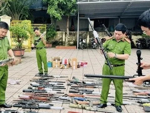 Hà Tĩnh: Công an huyện Hương Sơn thu giữ lượng lớn súng đạn