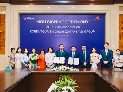 Tổng cục du lịch Hàn Quốc và Vingroup hợp tác thúc đẩy giao lưu văn hóa - du lịch