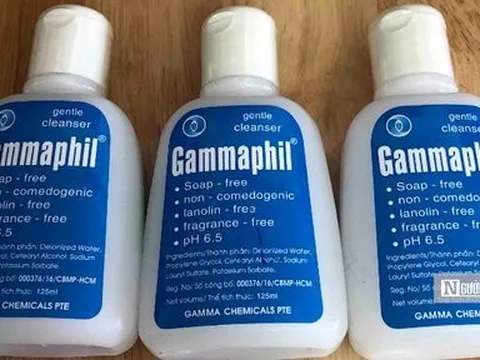 Vì sao lô sữa rửa mặt Gammaphil - chai 125ml bị thu hồi, tiêu huỷ?