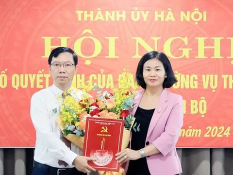 Ông Nguyễn Hoàng Sơn giữ chức Phó Trưởng ban Tuyên giáo Thành uỷ Hà Nội