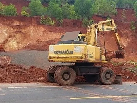 Bình Phước: Khắc phục điểm đen giao thông trên quốc lộ 14 trong mùa mưa