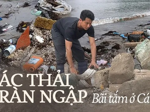 Bãi tắm ở Cát Bà tràn ngập rác thải, du khách nước ngoài nói "thất vọng": Đây cũng là trách nhiệm của chúng ta