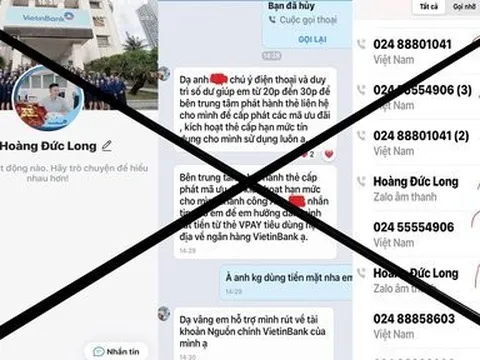 Cảnh giác mạo danh nhân viên ngân hàng tư vấn nâng cấp thẻ tín dụng