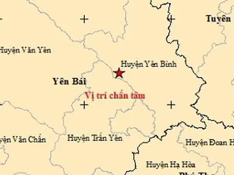 Động đất ở Yên Bái