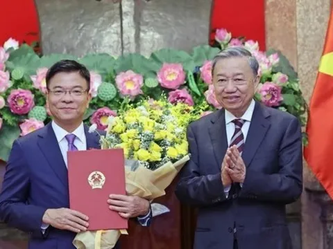 Chủ tịch nước Tô Lâm trao Quyết định bổ nhiệm cho Phó Thủ tướng và Bộ trưởng Công an