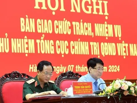 Bộ Quốc phòng: Bàn giao chức trách, nhiệm vụ Chủ nhiệm Tổng cục Chính trị
