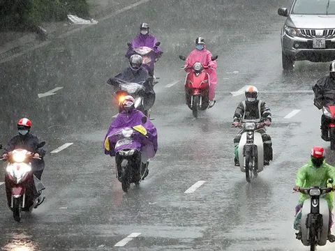Mưa to ở Bắc Bộ, Thanh Hóa và Nghệ An có khả năng kéo dài đến 6/6