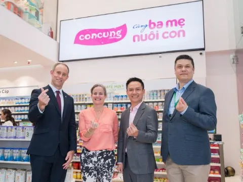 Con Cưng cùng chính phủ Úc và chính phủ NewZealand đưa dinh dưỡng tự nhiên đến trẻ em Việt