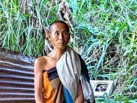 Hình ảnh về căn chòi nơi ông Thích Minh Tuệ ẩn tu