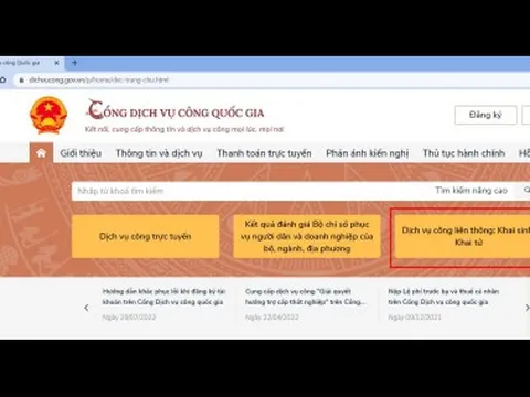 Từ 1/7/2024, giải quyết liên thông điện tử thủ tục Đăng ký khai sinh, đăng ký thường trú, cấp thẻ BHYT cho trẻ dưới 6 tuổi