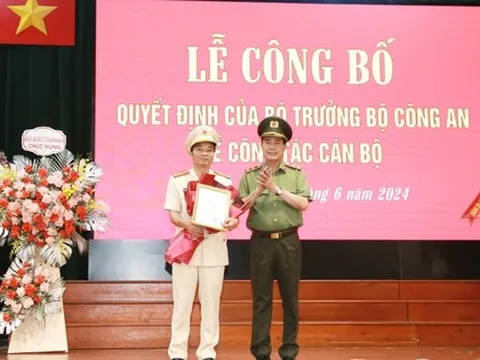 Điều động, bổ nhiệm Đại tá, Phó Cục trưởng giữ chức Giám đốc Công an tỉnh