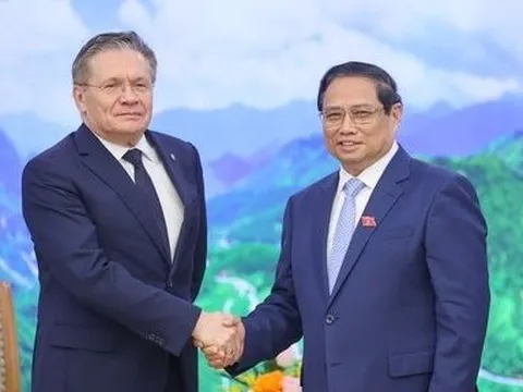 Thủ tướng tiếp Tổng Giám đốc Tập đoàn Năng lượng Nguyên tử Quốc gia Nga