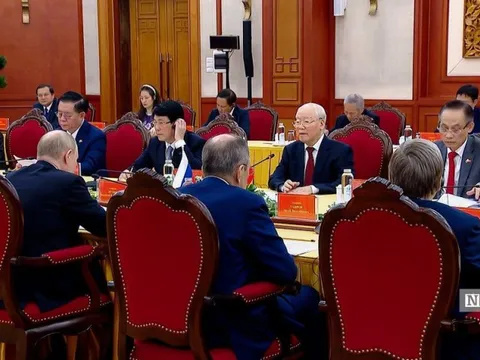 Tổng Bí thư Nguyễn Phú Trọng hội đàm với Tổng thống Vladimir Putin