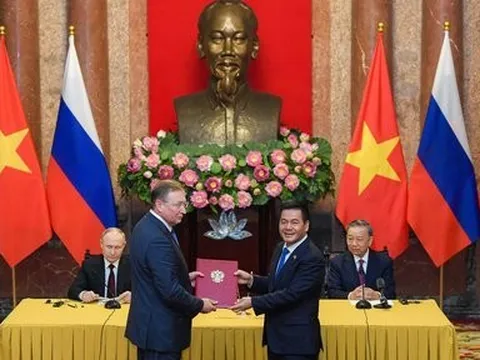 11 văn kiện hợp tác Việt - Nga được ký nhân chuyến thăm của ông Putin