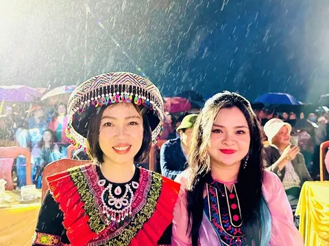 Á hậu Lê Thị Khánh Vân tham dự Lễ hội Động Tiên - Chợ quê Hàm Yên 2024